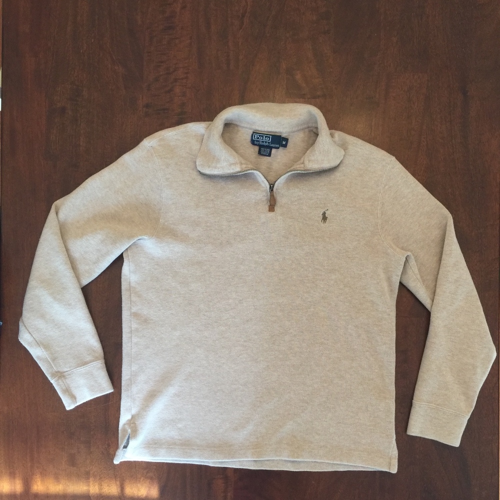 Polo Quarter Zip Sweater
